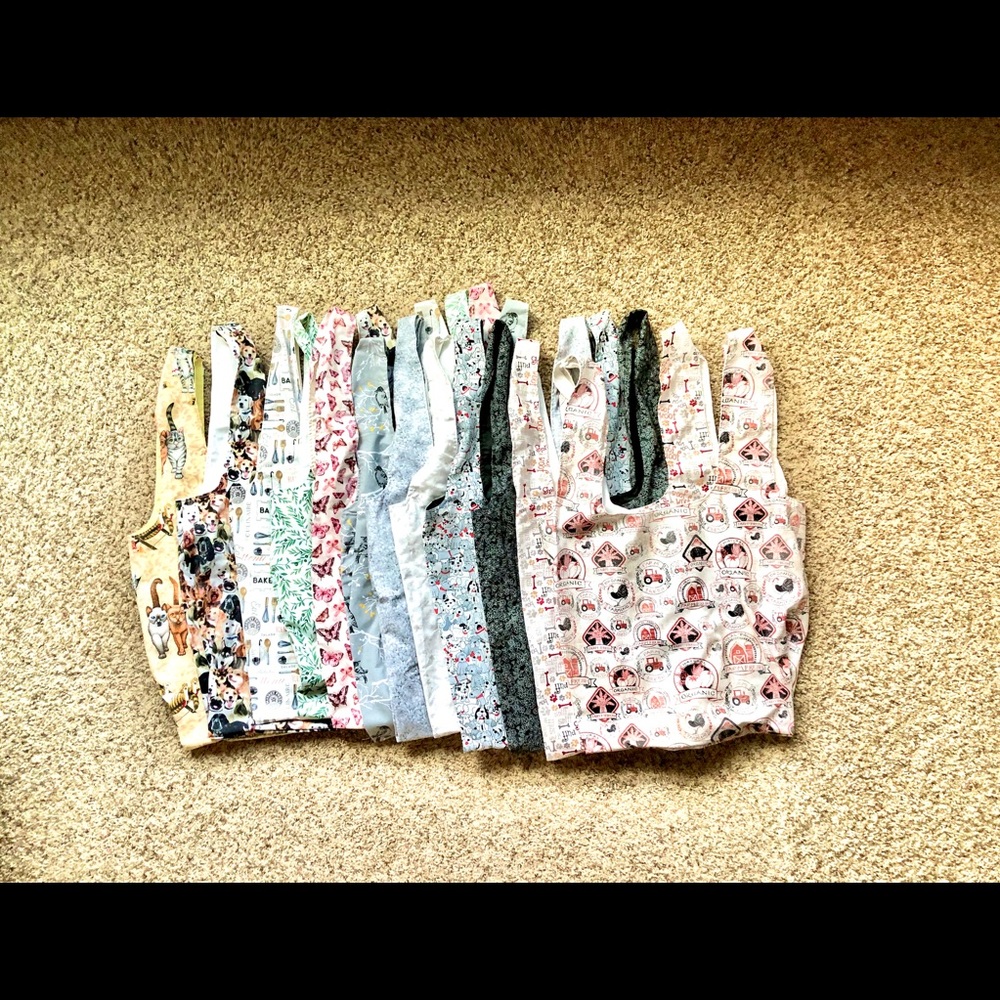 2-pack of NWOT Handmade reusable bags
